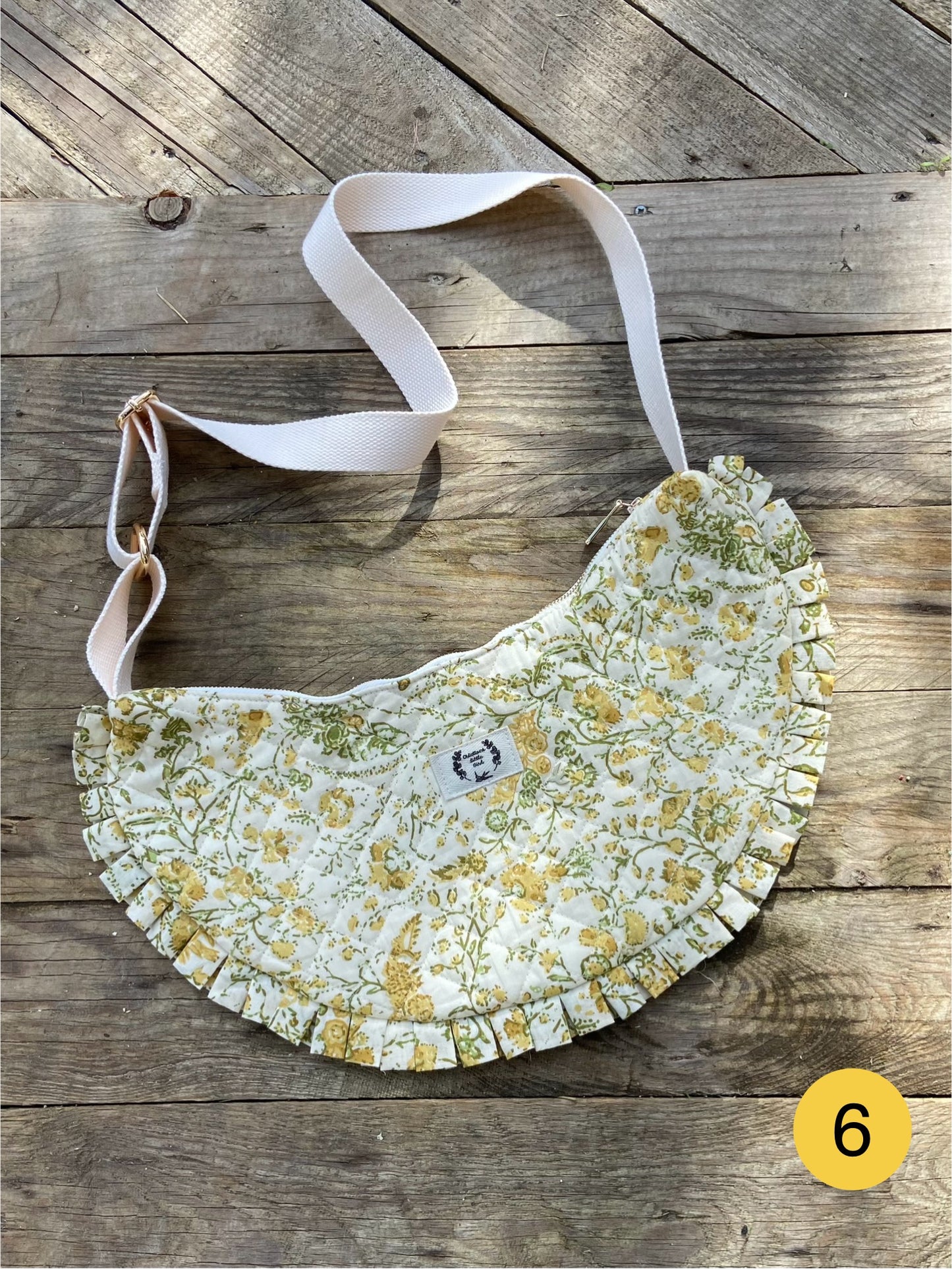 SAC DEMI-LUNE FROU-FROU