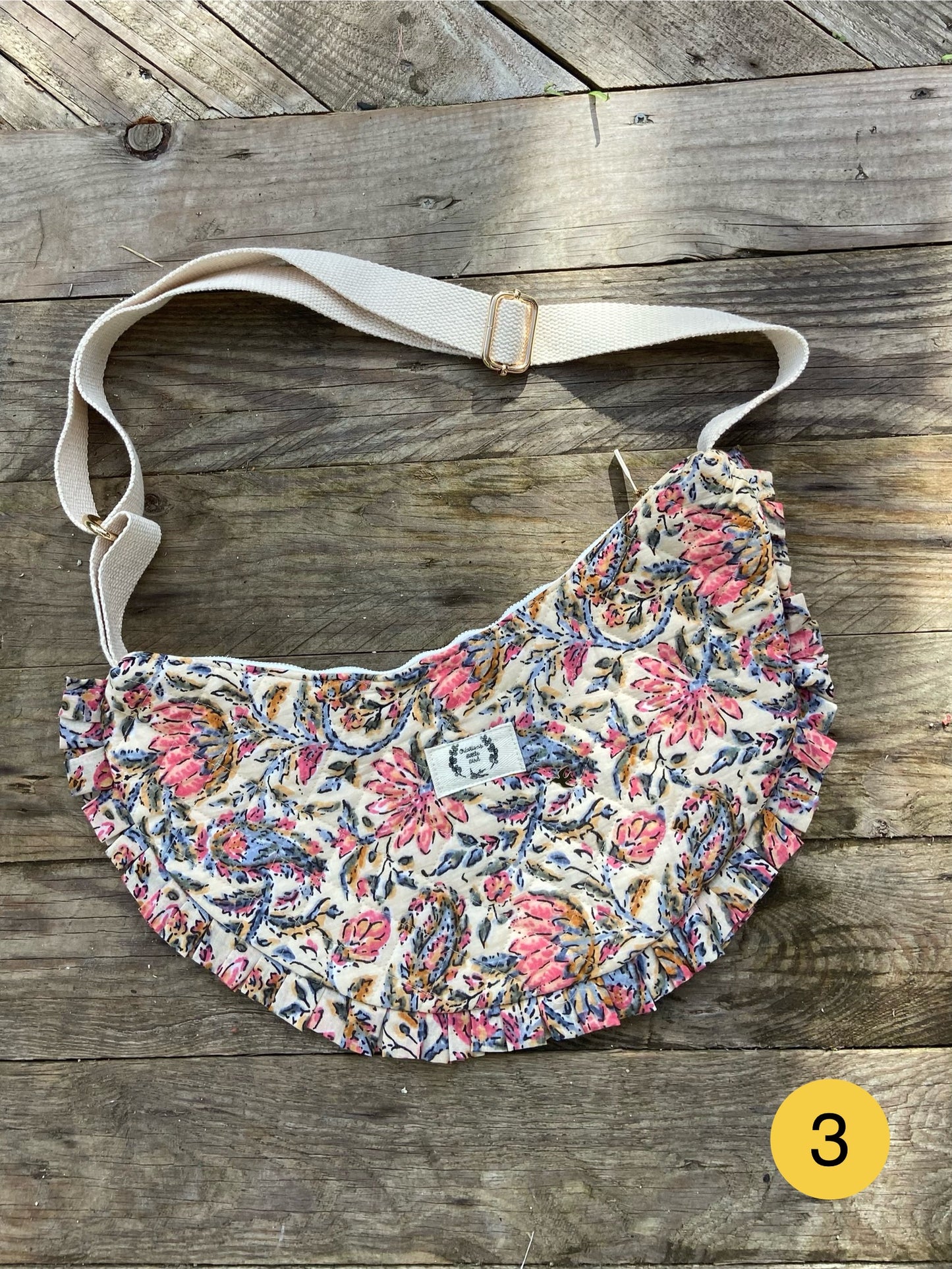 SAC DEMI-LUNE FROU-FROU