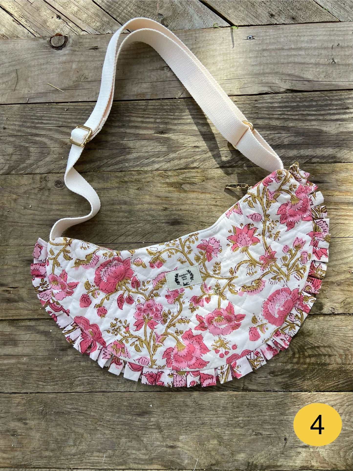 SAC DEMI-LUNE FROU-FROU