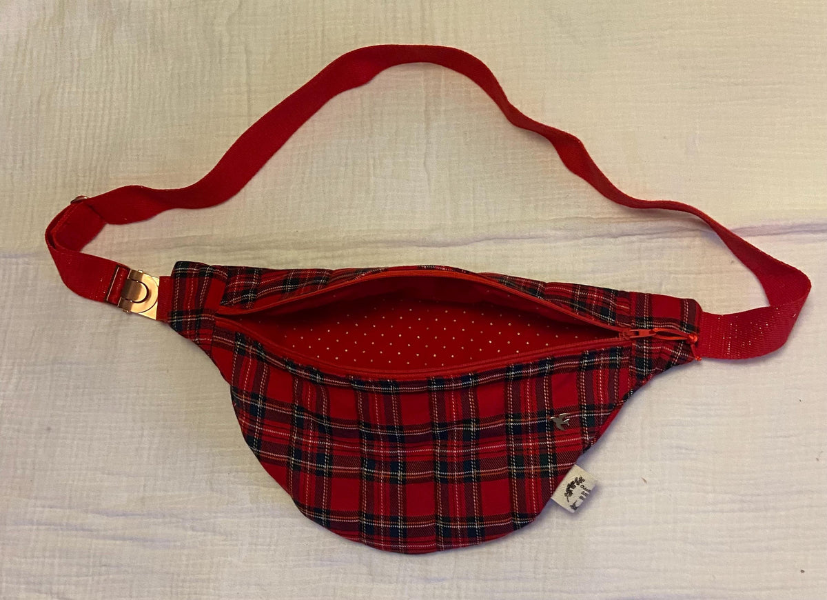 SAC BANANE VELOURS DOUX